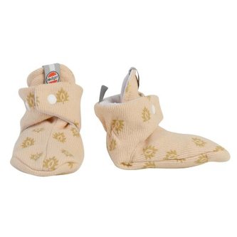LODGER Slipper Print Rib Linen 0 - 3 měsíce