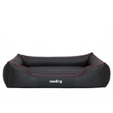 Pelíšek pro psa Reedog Comfy Black & Red line-XXL