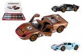 Auto Kinsmart 1966 Ford GT40 MKII Herit kov/plast 13cm 3 barvy na zpětné natažení 12ks v boxu