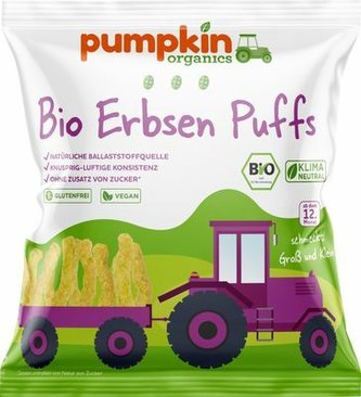 Pumpkin Organics Hrachové křupky BIO 20 g