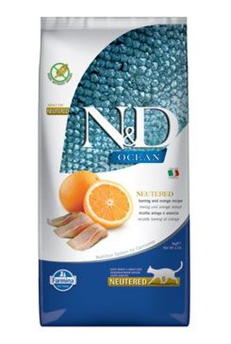N&D OCEAN CAT NEUTERED Adult Herring & Orange 5kg
