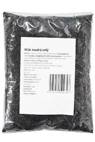 Mák modrý celý 1kg