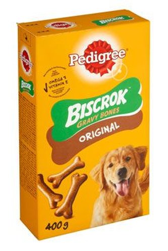 Pedigree Pochoutka Biscrok Gravy bones 400g Pedigree Pochoutka Biscrok Gravy bones 400g