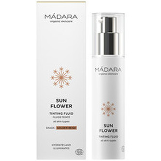 MÁDARA Tónovací fluid Sun Flower (Tinting Fluid) 50 ml Odstín Golden Beige woman