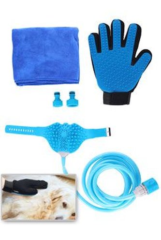 Čistící a sprchovací sada 5v1 pro psy