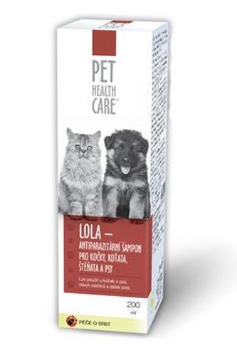 Šampon LOLA antiparazit. pro psy a kočky 200ml PHC