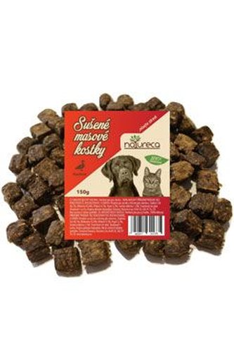 NATURECA pochoutka Masové kostky Kachna, 100%maso 150g