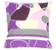 Povláček flanelový - puzzle - fialová, růžová, šedá - 40x40cm