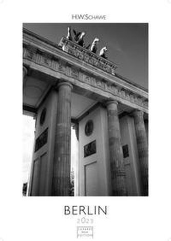 Berlin schwarz-weiss 2023 L 59x42cm