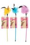 Hračka kočka udice Feather Duster mix barev Zolux