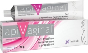 Apivaginal Gel s kyselinou hyaluronovou a propolisem 20 g