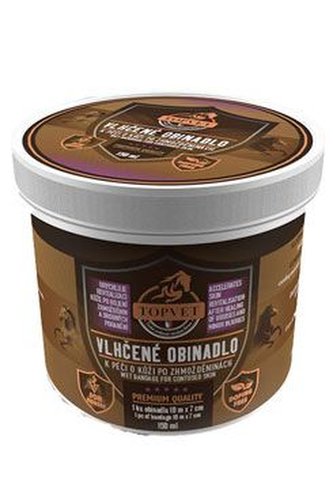 Vlhčené obinadlo k péči po zhmožděninách pro koně 1ks