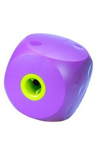 Hračka pes BUSTER Mini cube fialová 9cm, S