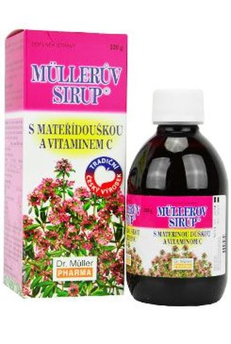 Sirup Mateřídouškový a vit. C 320g Dr. Muller