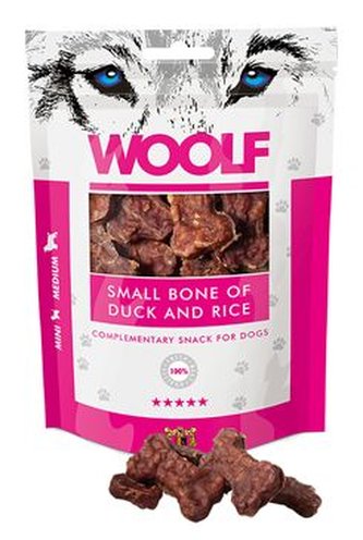 WOOLF pochoutka small bone of duck and rice 100g WOOLF pochoutka small bone of duck and rice 100g