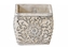 Cementový květináč Ornament 13x15x15 cm