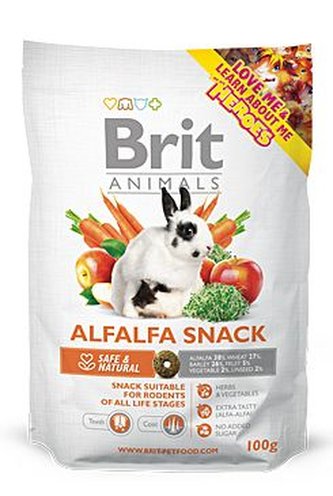 Brit Animals Alfalfa Snack for Rodents 100g Brit Animals Alfalfa Snack for Rodents 100g