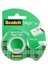 Lepicí páska "Magic Tape 810", s odvíječem, 19mm x 7,5m, 3M/ SCOTCH