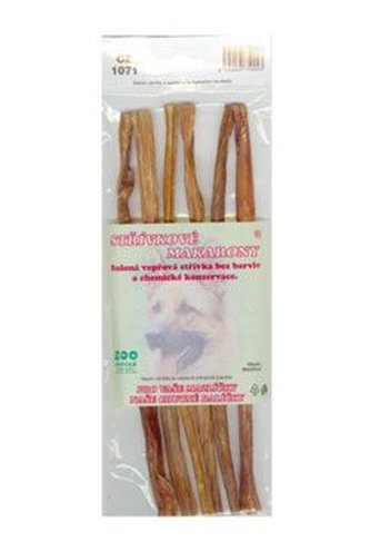 Pochoutka pes sušená Střívkové makarony 25cm Pochoutka pes sušená Střívkové makarony 25cm