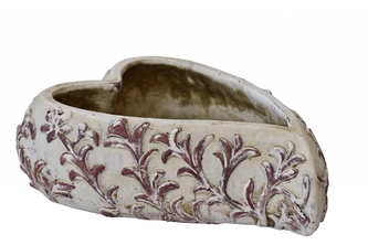 Cementové srdce France 8x17,5x26 cm