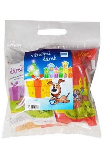 Pochoutka sušená MAPES vánoční dárek 4v1 pro větší psy