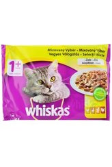 Whiskas kapsa Drůběží výběr v želé 4x100g