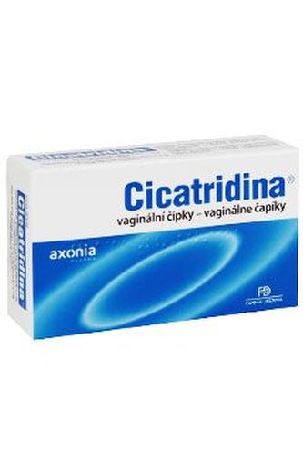 CICATRIDINA poševní čípky 10ks