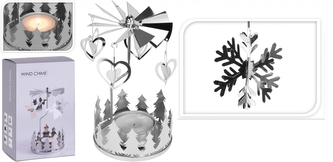 Andělské zvonění stříbrné vločka