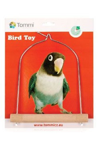 Houpačka střední pro ptáky dřevo - kov