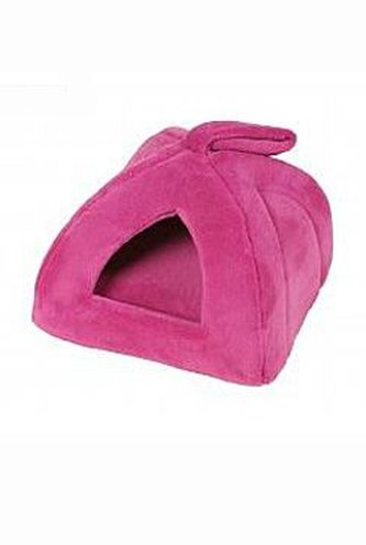 Pelech domek Iglů 35x35cm A27 Růžová tm. 1ks