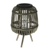 Bambusová lucerna se sklem - zelená, 0/8