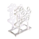 Litinový držák na ubrousky - sob - bílý, 4/16