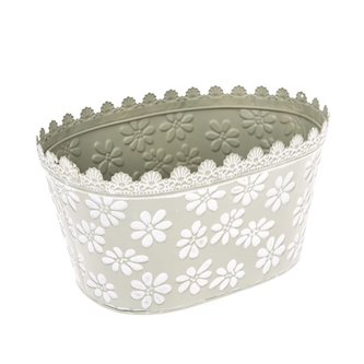 Kovový obal na květináč, 0/60