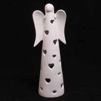 Porcelánový svícen - anděl, 1/24