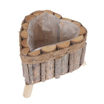 Dřevěný truhlík na nožičkách s PVC , 0/16