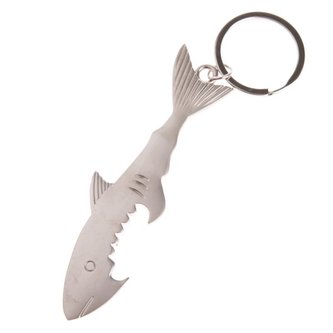 Kovová klíčenka - žralok, 0/600