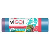 viGO! Pytle na odpad se zatahovací páskou, vůně Levandule 120l 10ks