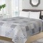 Přehoz na postel PATCHWORK NEW šedá 170x210 cm Essex