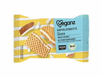 Veganz Kokosová vafle BIO 22 g