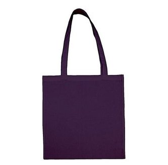 Taška bavlněná, 140 g/m², 38 x 42cm, tm. fialová (Purple)