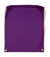 Batoh bavlněný, 140 g/m², 37 x 48cm, fialový, lila (Lilac)