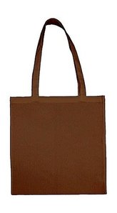 Taška bavlněná, 140 g/m², 38 x 42cm, hnědá (Brown)