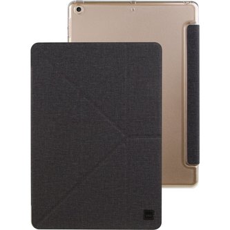 UNIQ Yorker Kanvas Plus pouzdro se stojánkem Apple iPad Pro 11" (2018) černé