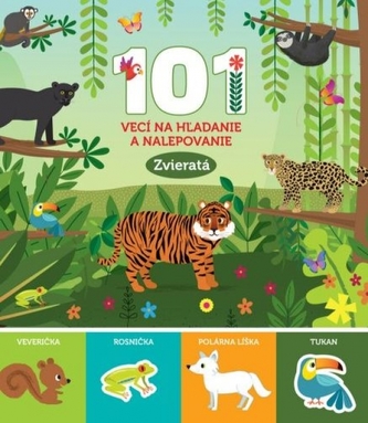 101 vecí na hľadanie a nalepovanie Zvieratá
