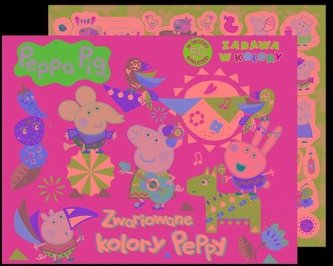 Peppa Pig Zabawa w kolory Zwariowane kolory Peppy