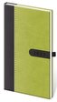 Diář 2023 Bora - zeleno/černá, týdenní, kapesní