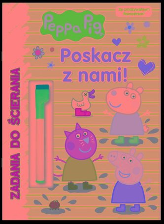 Peppa Pig Zadania do ścierania Poskacz z nami