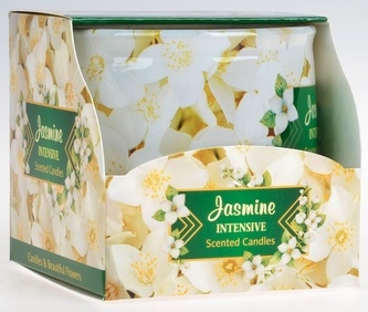 Svíčka vonná ve skle  JASMINE INTENSIVE