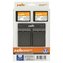 Set Jupio 2x Battery BLX-1 2280mAh + USB Dual Charger pro OM system