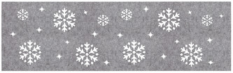 Filcový běhoun na stůl CHRISTMAS VII. šedá 30x100 cm MyBestHome